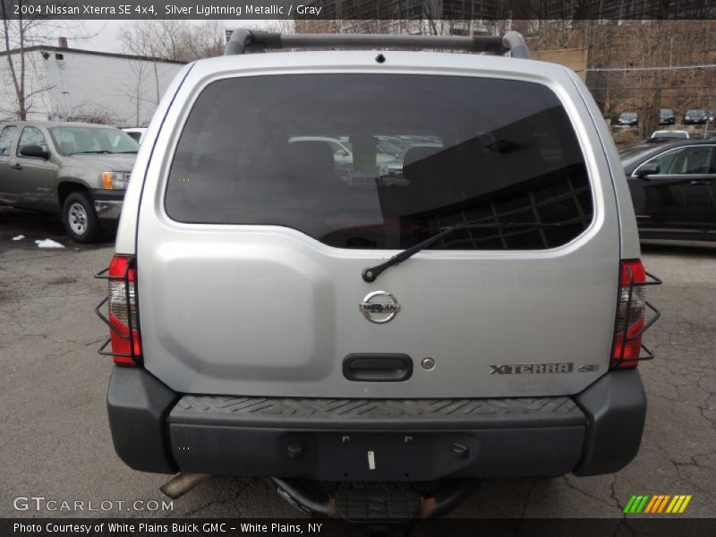 Silver Lightning Metallic / Gray 2004 Nissan Xterra SE 4x4