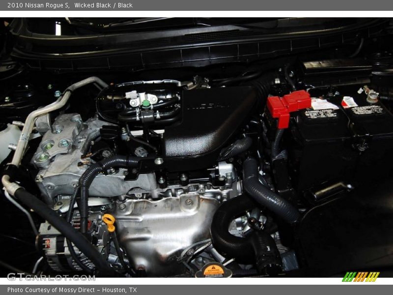 Wicked Black / Black 2010 Nissan Rogue S