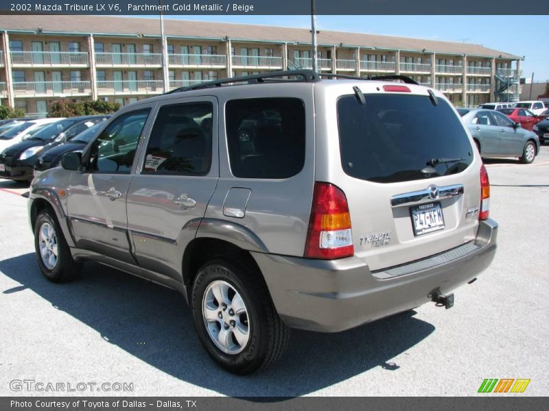 Parchment Gold Metallic / Beige 2002 Mazda Tribute LX V6