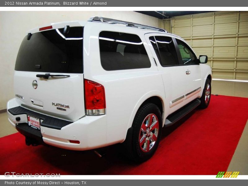 Blizzard White / Almond 2012 Nissan Armada Platinum