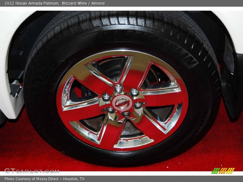 Blizzard White / Almond 2012 Nissan Armada Platinum