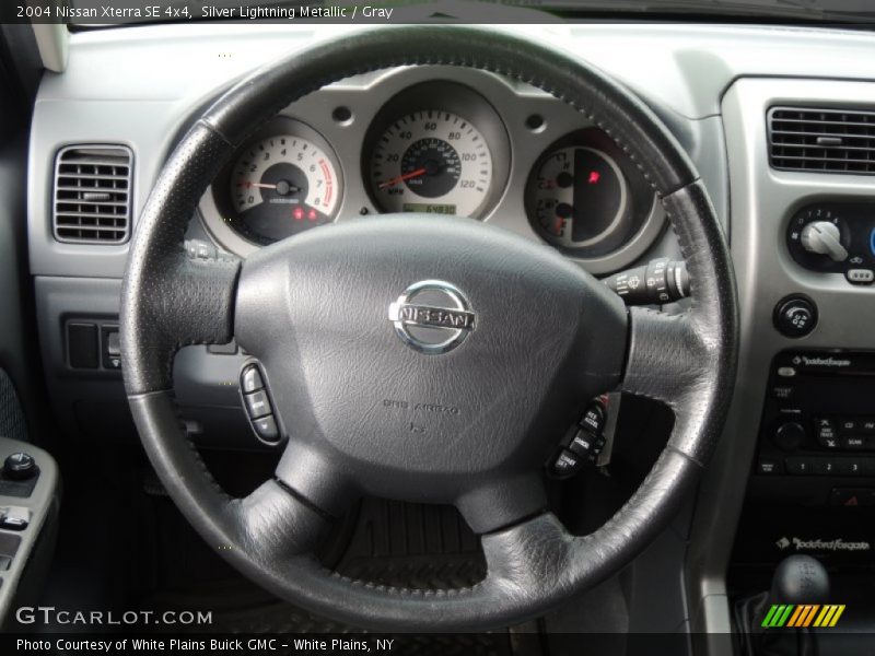 Silver Lightning Metallic / Gray 2004 Nissan Xterra SE 4x4