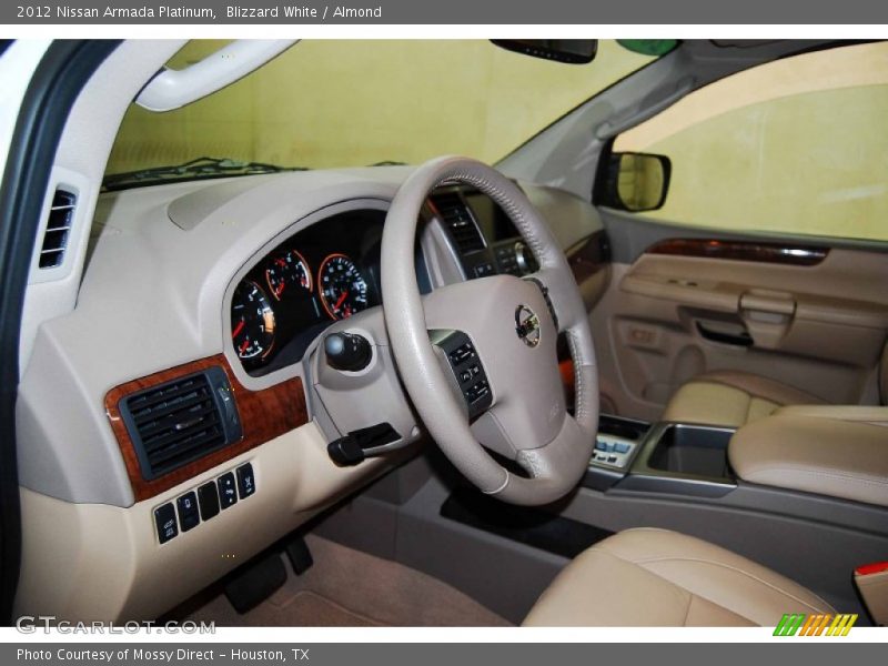 Blizzard White / Almond 2012 Nissan Armada Platinum