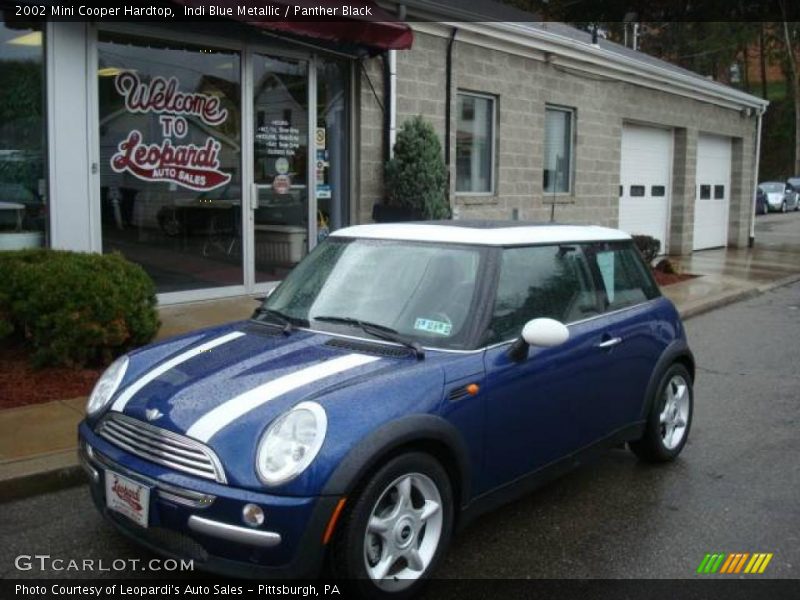 Indi Blue Metallic / Panther Black 2002 Mini Cooper Hardtop