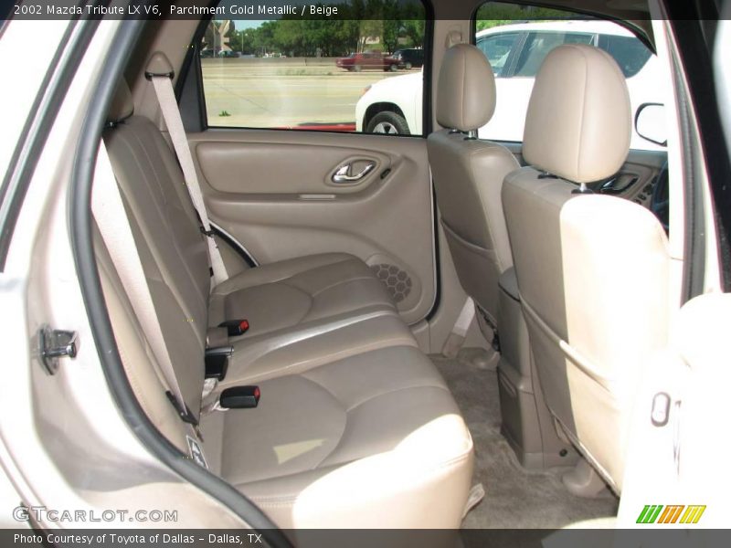 Parchment Gold Metallic / Beige 2002 Mazda Tribute LX V6