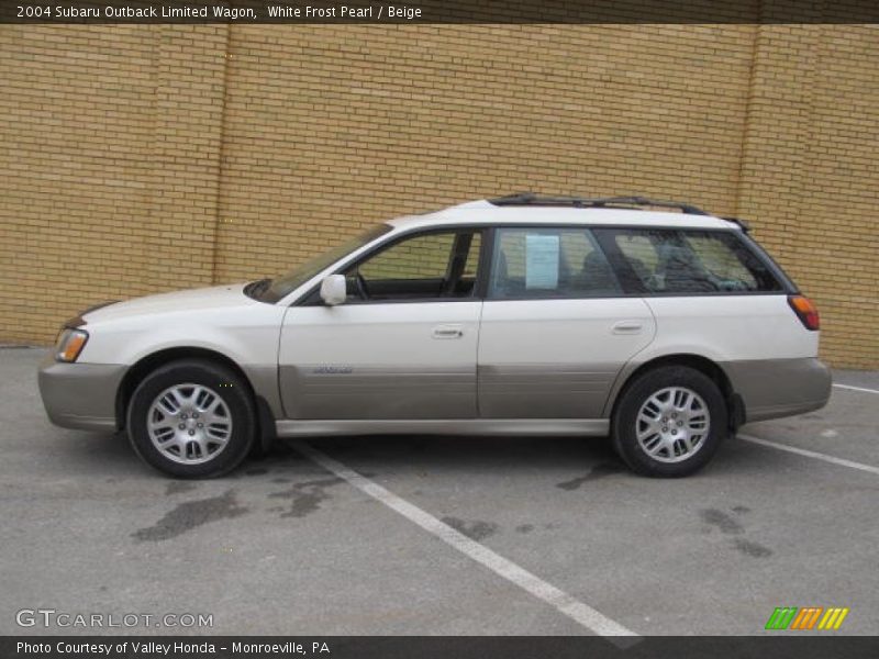  2004 Outback Limited Wagon White Frost Pearl