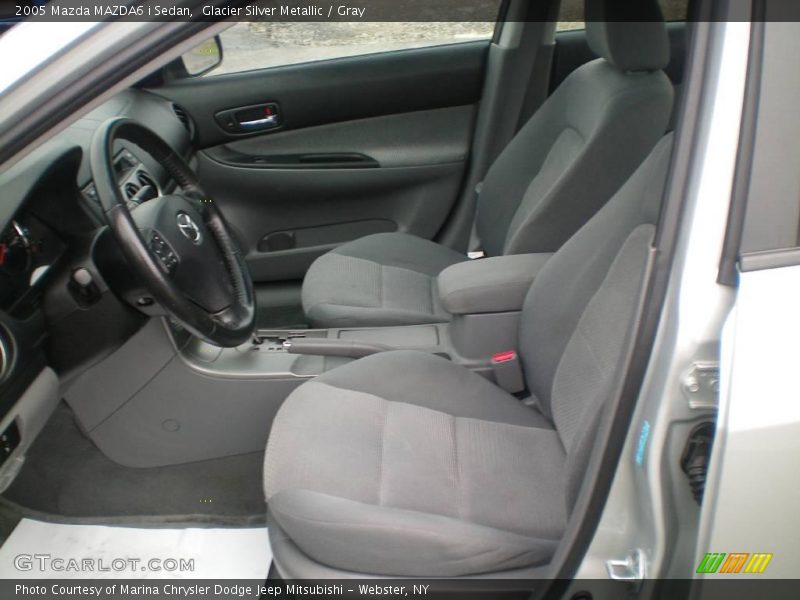 Glacier Silver Metallic / Gray 2005 Mazda MAZDA6 i Sedan
