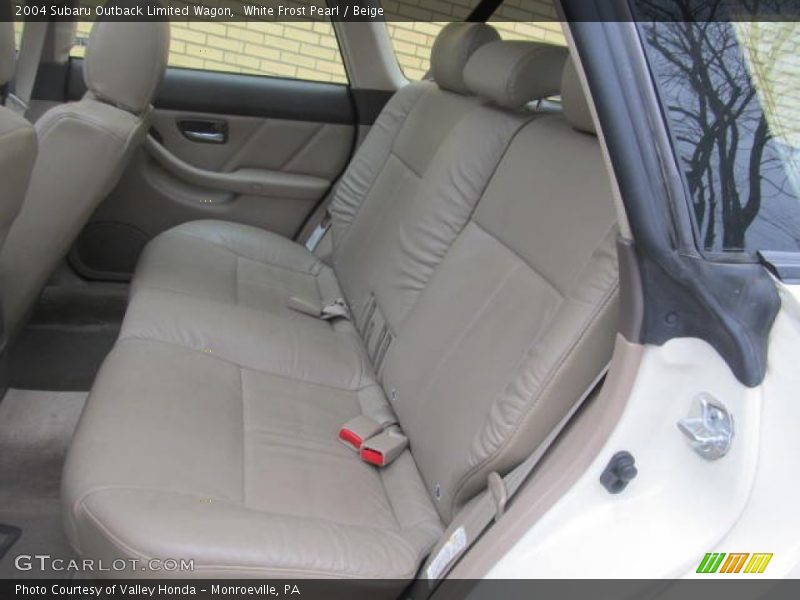 Rear Seat of 2004 Outback Limited Wagon