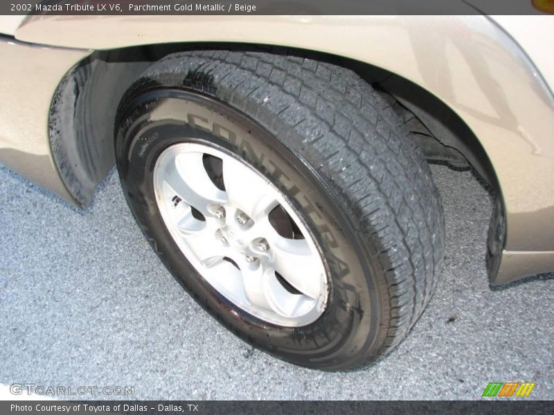 Parchment Gold Metallic / Beige 2002 Mazda Tribute LX V6