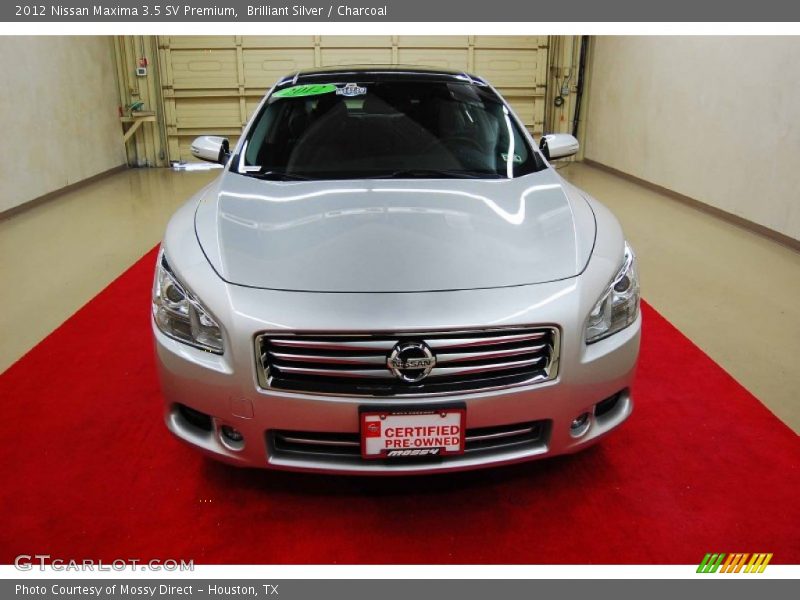 Brilliant Silver / Charcoal 2012 Nissan Maxima 3.5 SV Premium