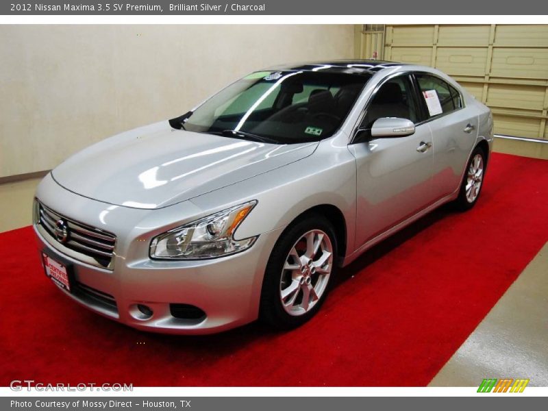 Brilliant Silver / Charcoal 2012 Nissan Maxima 3.5 SV Premium