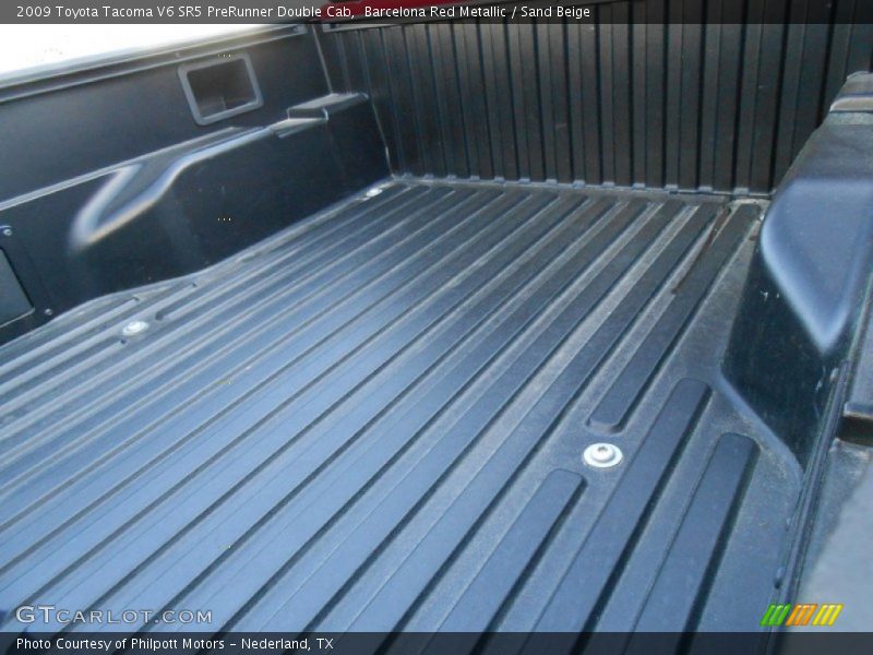 Barcelona Red Metallic / Sand Beige 2009 Toyota Tacoma V6 SR5 PreRunner Double Cab