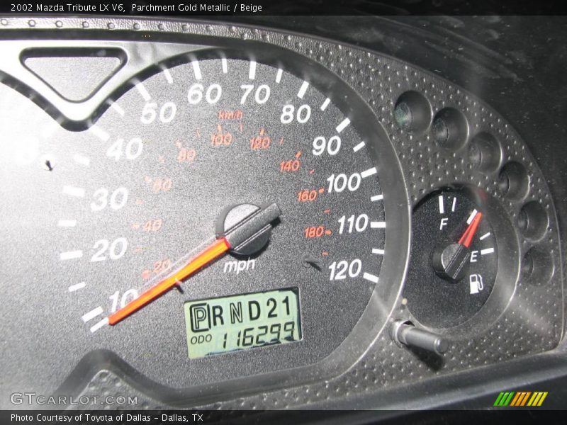 Parchment Gold Metallic / Beige 2002 Mazda Tribute LX V6