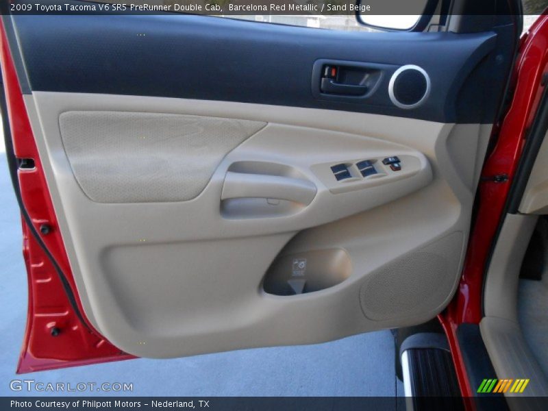 Door Panel of 2009 Tacoma V6 SR5 PreRunner Double Cab