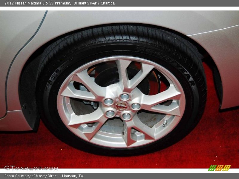 Brilliant Silver / Charcoal 2012 Nissan Maxima 3.5 SV Premium