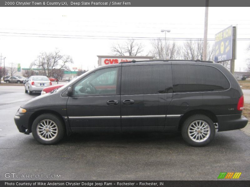 Deep Slate Pearlcoat / Silver Fern 2000 Chrysler Town & Country LXi