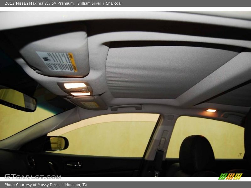 Brilliant Silver / Charcoal 2012 Nissan Maxima 3.5 SV Premium