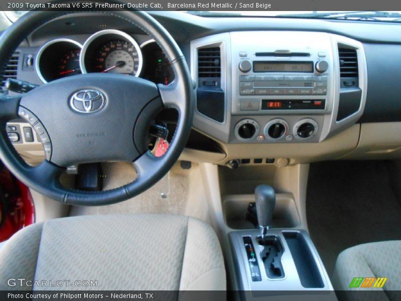 Dashboard of 2009 Tacoma V6 SR5 PreRunner Double Cab