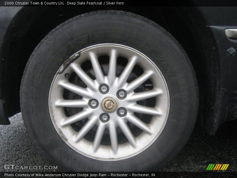 Deep Slate Pearlcoat / Silver Fern 2000 Chrysler Town & Country LXi
