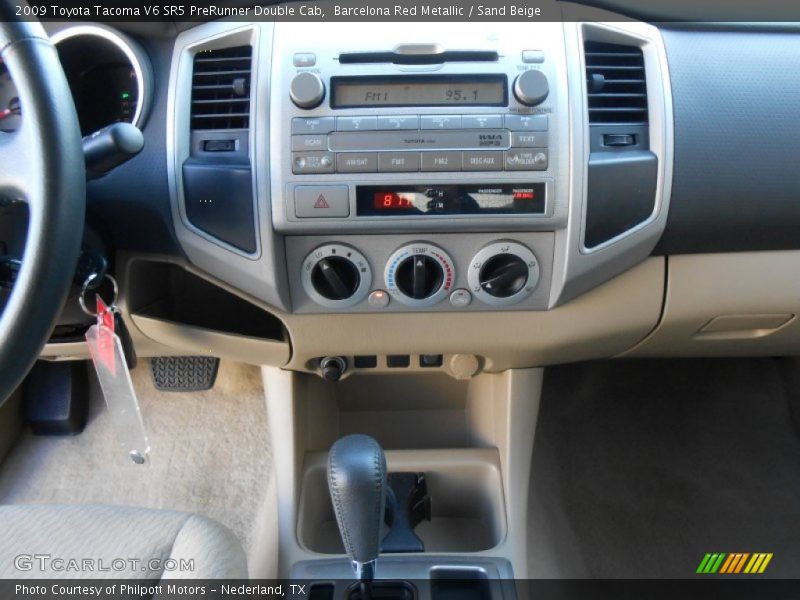 Controls of 2009 Tacoma V6 SR5 PreRunner Double Cab