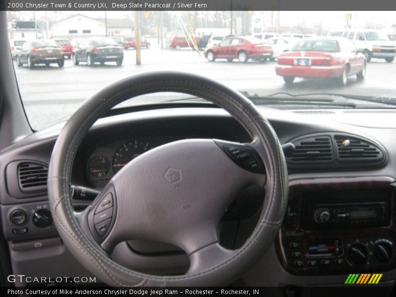 Deep Slate Pearlcoat / Silver Fern 2000 Chrysler Town & Country LXi
