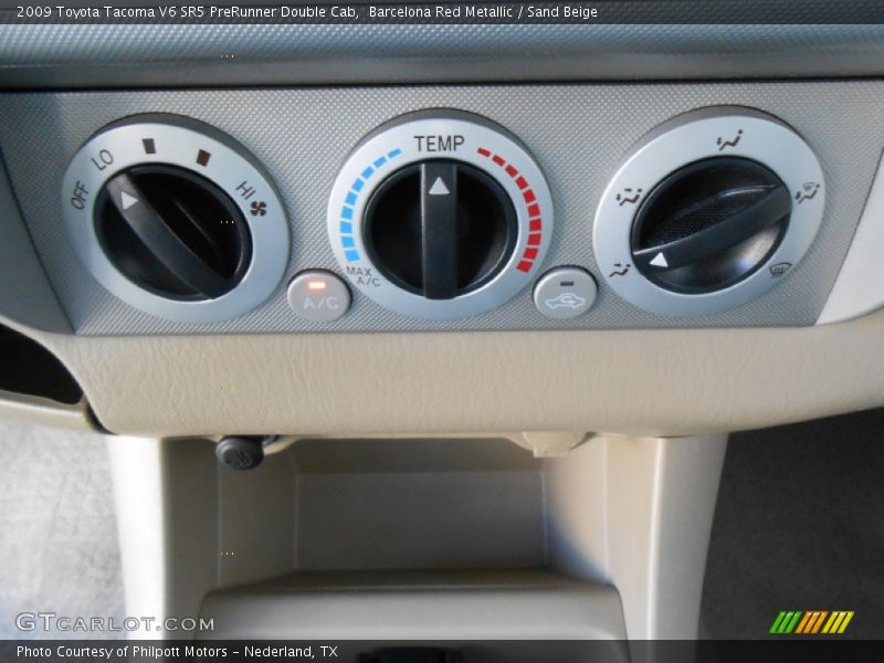 Controls of 2009 Tacoma V6 SR5 PreRunner Double Cab