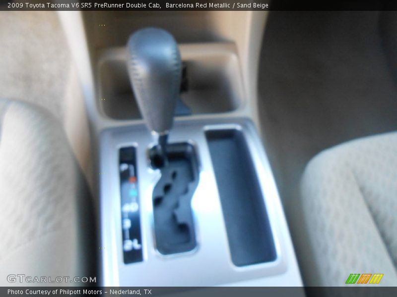 Barcelona Red Metallic / Sand Beige 2009 Toyota Tacoma V6 SR5 PreRunner Double Cab