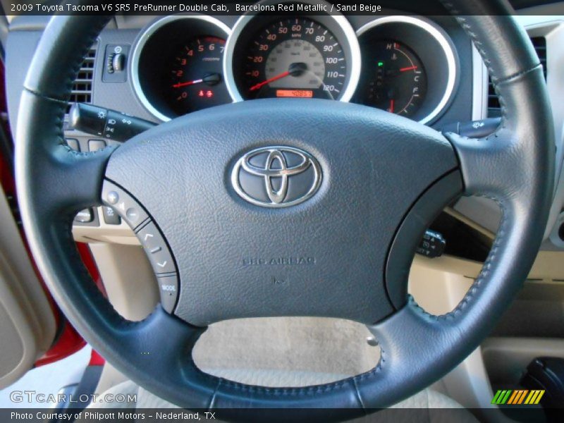  2009 Tacoma V6 SR5 PreRunner Double Cab Steering Wheel