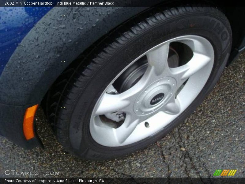 Indi Blue Metallic / Panther Black 2002 Mini Cooper Hardtop
