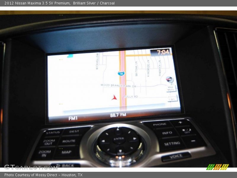 Brilliant Silver / Charcoal 2012 Nissan Maxima 3.5 SV Premium