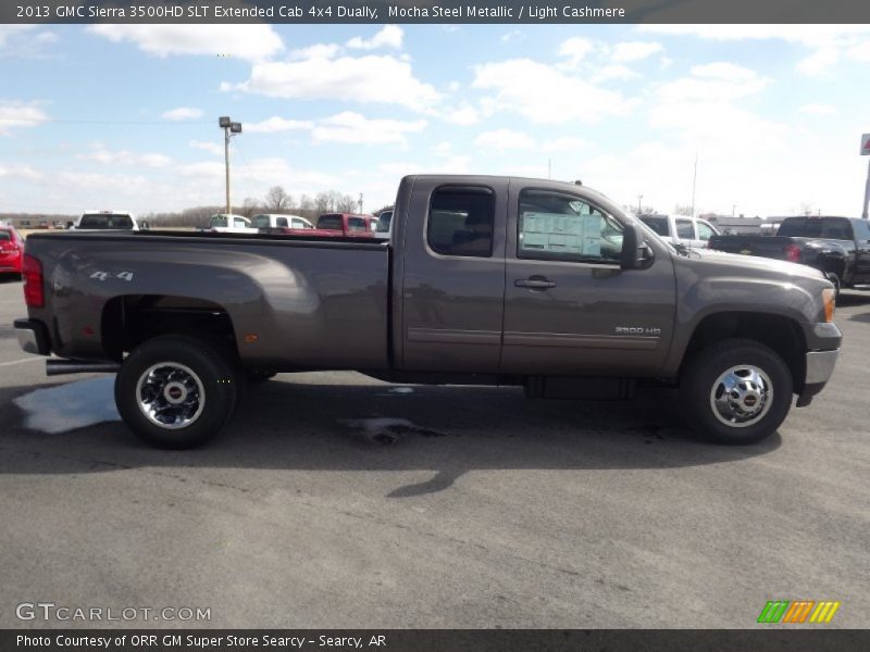 Mocha Steel Metallic / Light Cashmere 2013 GMC Sierra 3500HD SLT Extended Cab 4x4 Dually