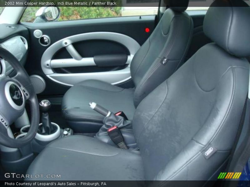 Indi Blue Metallic / Panther Black 2002 Mini Cooper Hardtop