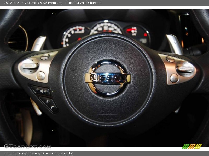 Brilliant Silver / Charcoal 2012 Nissan Maxima 3.5 SV Premium