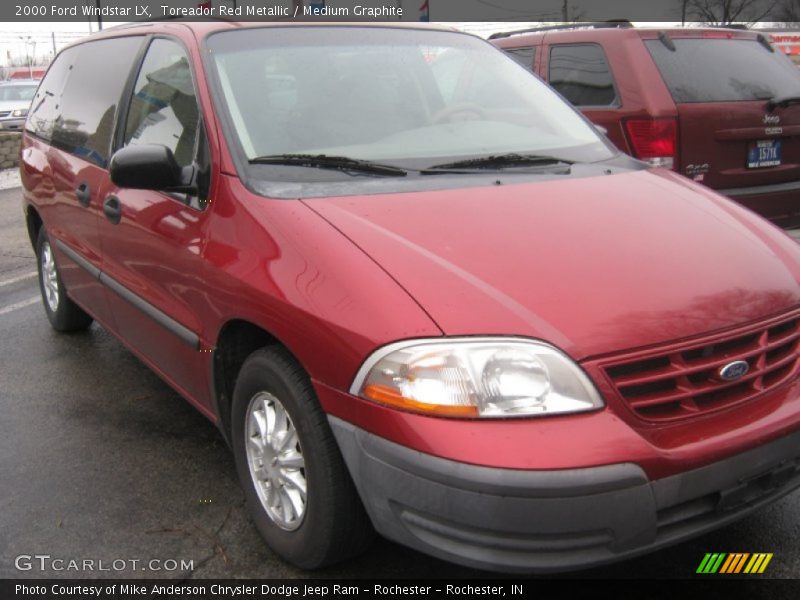 Toreador Red Metallic / Medium Graphite 2000 Ford Windstar LX