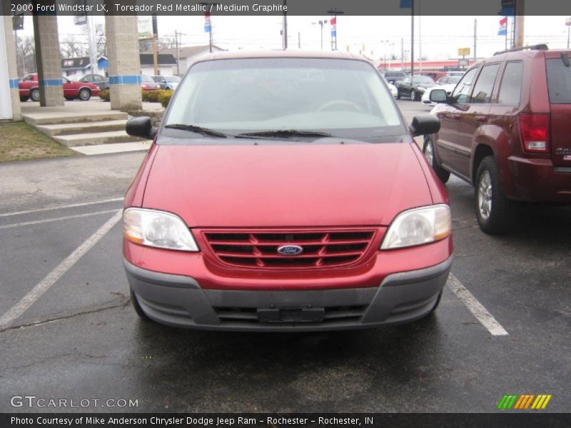 Toreador Red Metallic / Medium Graphite 2000 Ford Windstar LX