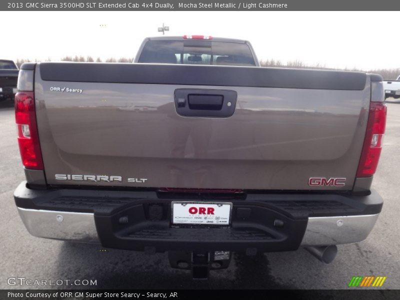 Mocha Steel Metallic / Light Cashmere 2013 GMC Sierra 3500HD SLT Extended Cab 4x4 Dually