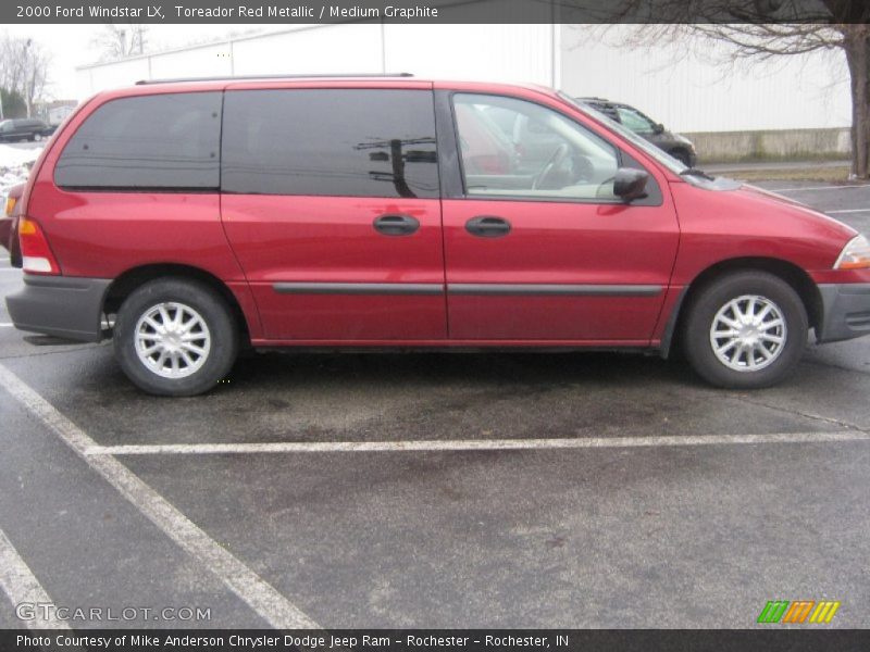 Toreador Red Metallic / Medium Graphite 2000 Ford Windstar LX