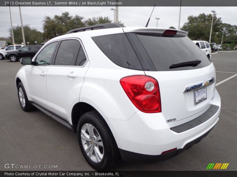 Summit White / Jet Black/Light Titanium 2010 Chevrolet Equinox LT