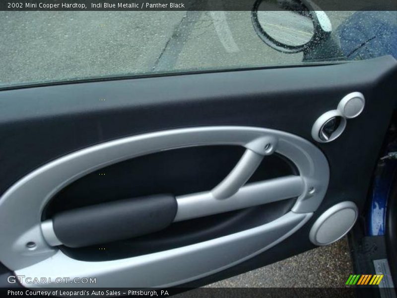 Indi Blue Metallic / Panther Black 2002 Mini Cooper Hardtop