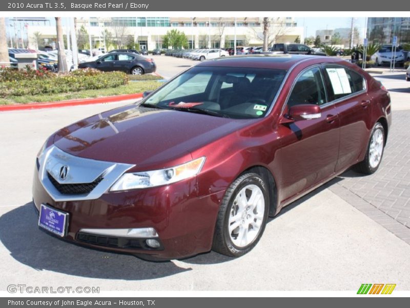 Basque Red Pearl / Ebony 2010 Acura TL 3.5