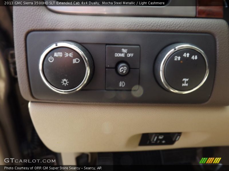 Mocha Steel Metallic / Light Cashmere 2013 GMC Sierra 3500HD SLT Extended Cab 4x4 Dually