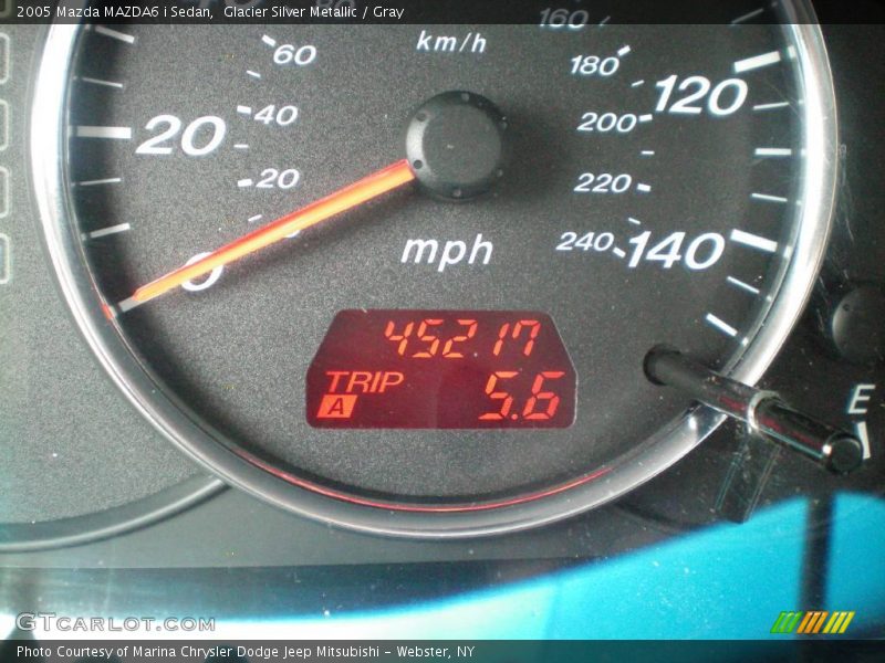 Glacier Silver Metallic / Gray 2005 Mazda MAZDA6 i Sedan