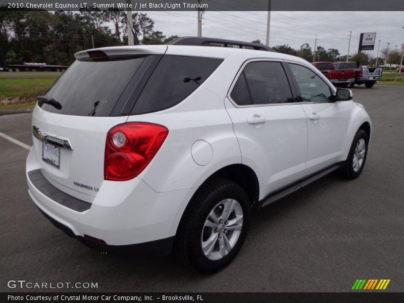 Summit White / Jet Black/Light Titanium 2010 Chevrolet Equinox LT
