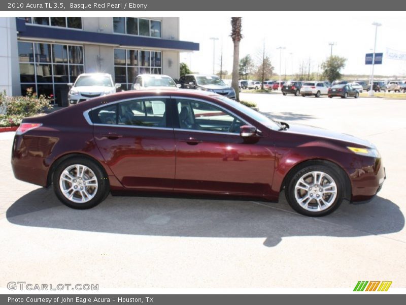 Basque Red Pearl / Ebony 2010 Acura TL 3.5