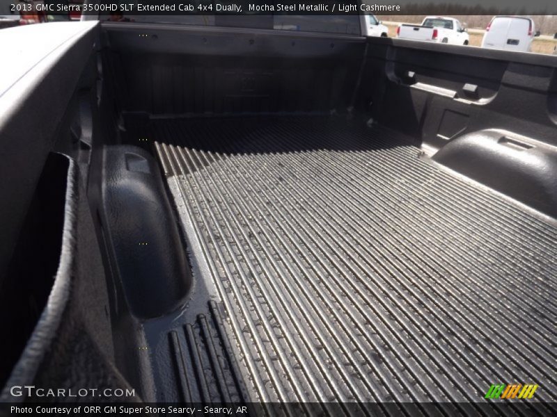 Mocha Steel Metallic / Light Cashmere 2013 GMC Sierra 3500HD SLT Extended Cab 4x4 Dually