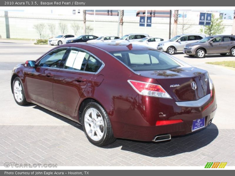 Basque Red Pearl / Ebony 2010 Acura TL 3.5