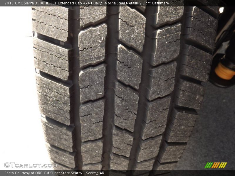 Mocha Steel Metallic / Light Cashmere 2013 GMC Sierra 3500HD SLT Extended Cab 4x4 Dually