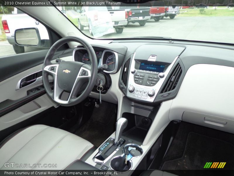 Summit White / Jet Black/Light Titanium 2010 Chevrolet Equinox LT