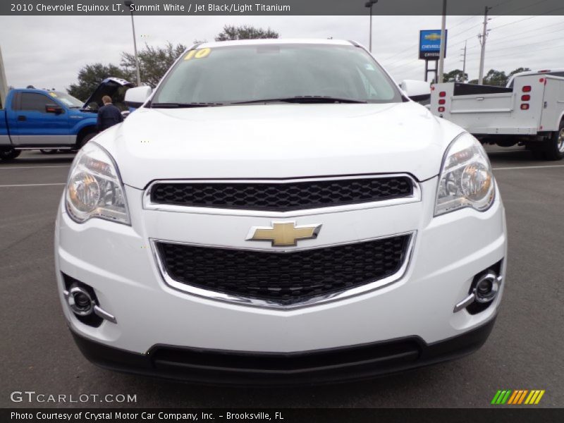 Summit White / Jet Black/Light Titanium 2010 Chevrolet Equinox LT