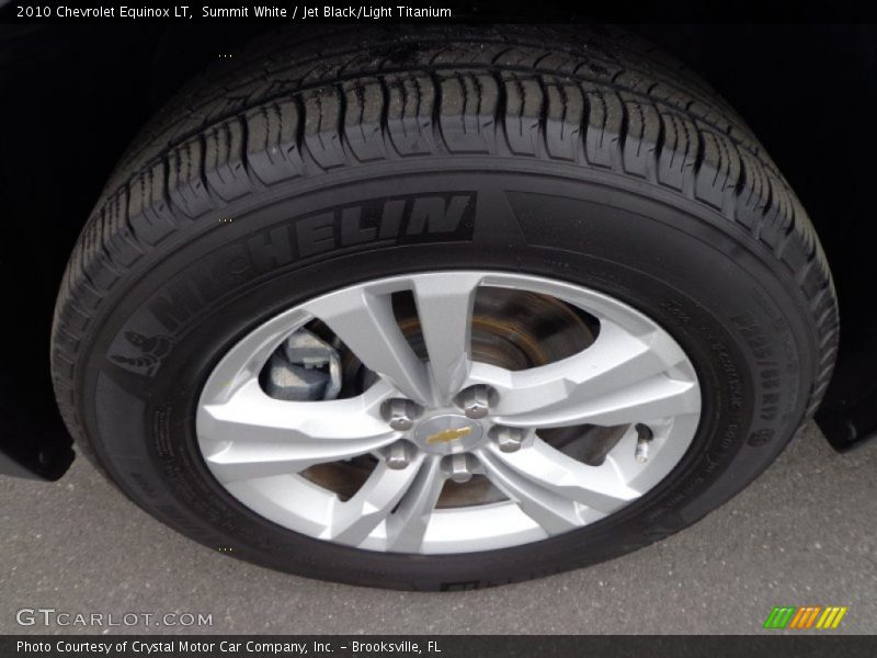 Summit White / Jet Black/Light Titanium 2010 Chevrolet Equinox LT